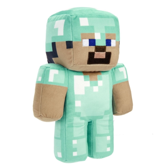 Imagine MINECRAFT FIGURINA DE PLUS  DIAMOND STEVE 20CM