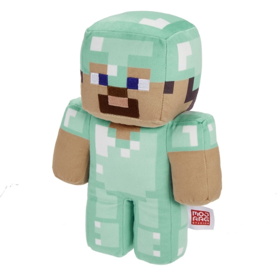 Imagine MINECRAFT FIGURINA DE PLUS  DIAMOND STEVE 20CM