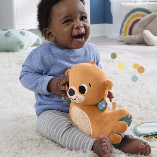 Imagine FISHER PRICE JUCARIE SENZORIALA 2 IN 1 TUMMY TIME VIDRA PENTRU BEBELUSI