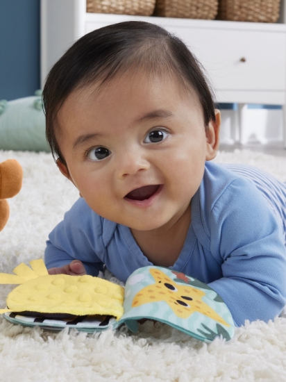 Imagine FISHER PRICE JUCARIE SENZORIALA 2 IN 1 TUMMY TIME VIDRA PENTRU BEBELUSI