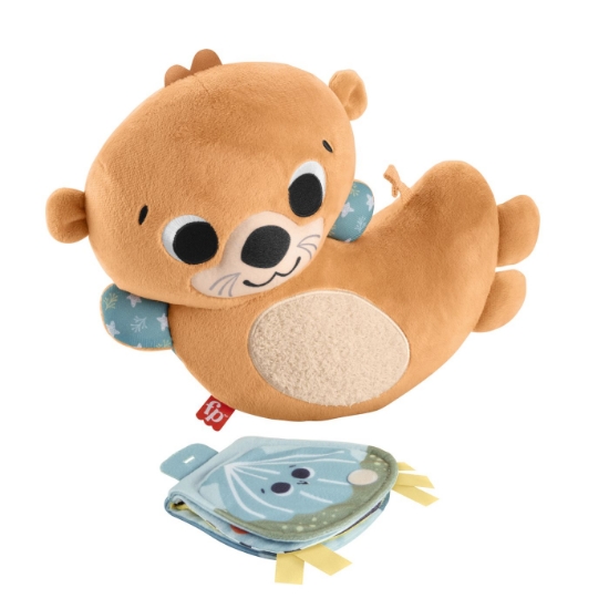 Imagine FISHER PRICE JUCARIE SENZORIALA 2 IN 1 TUMMY TIME VIDRA PENTRU BEBELUSI