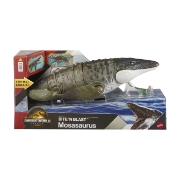 Imagine JURASSIC WORLD REBIRTH BITE N BLAST DINOZAUR MOSASAURUS INTERACTIV CU MISCARI SI FUNCTIE SPECIALA 50CM