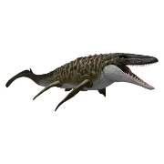 Imagine JURASSIC WORLD REBIRTH BITE N BLAST DINOZAUR MOSASAURUS INTERACTIV CU MISCARI SI FUNCTIE SPECIALA 50CM