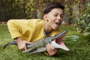 Imagine JURASSIC WORLD REBIRTH BITE N BLAST DINOZAUR MOSASAURUS INTERACTIV CU MISCARI SI FUNCTIE SPECIALA 50CM