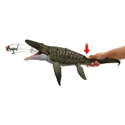 Imagine JURASSIC WORLD REBIRTH BITE N BLAST DINOZAUR MOSASAURUS INTERACTIV CU MISCARI SI FUNCTIE SPECIALA 50CM