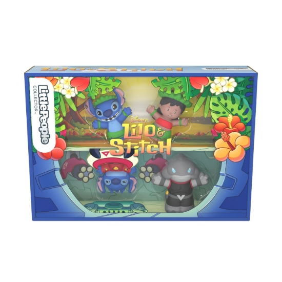Imagine FISHER PRICE LITTLE PEOPLE COLLECTOR DISNEY LILO SI STITCH SET 4 FIGURINE 