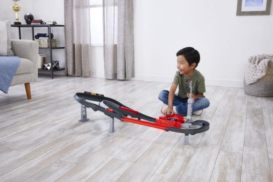 Imagine HOT WHEELS RACING CURCUIT DE CURSE FORMULA 1 CU 3 MASINUTE INCLUSE