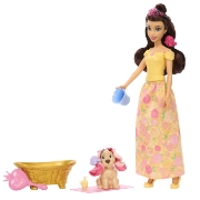 Imagine DISNEY PRINCESS PAPUSA BELLA CU CATEL SI ACCESORII
