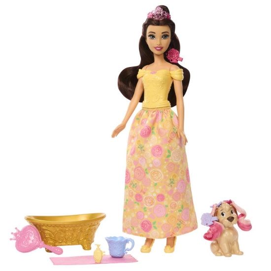 Imagine DISNEY PRINCESS PAPUSA BELLA CU CATEL SI ACCESORII