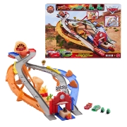 Imagine CARS RACE AND RESCUE SET DE JOACA CURCUIT DE SALVARE SI 3 MASINUTE METALICE