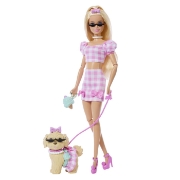 Imagine BARBIE TWINNING LOOKS SET PAPUSA BARBIE BLONDA SI CATEL CU ACCESORII