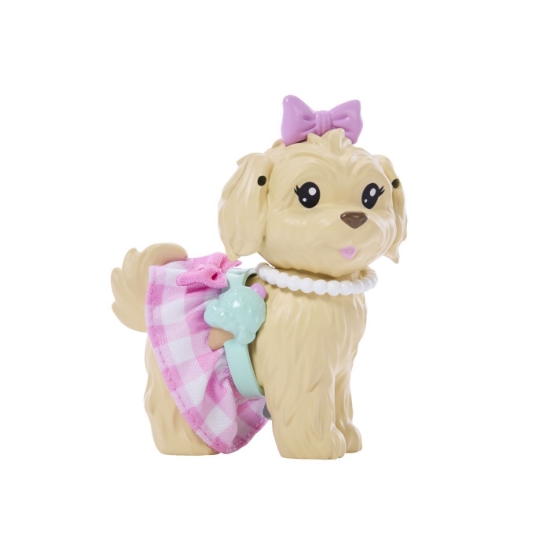 Imagine BARBIE TWINNING LOOKS SET PAPUSA BARBIE BLONDA SI CATEL CU ACCESORII