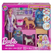 Imagine BARBIE YOU CAN BE ANYTHING SET CLINICA VETERINARA FAST CAST CU ACCESORII
