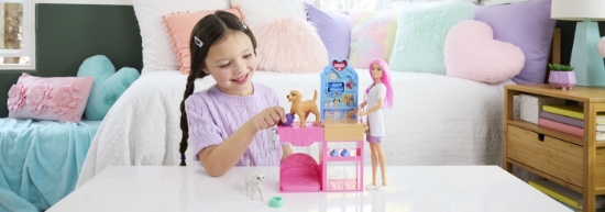 Imagine BARBIE YOU CAN BE ANYTHING SET CLINICA VETERINARA FAST CAST CU ACCESORII