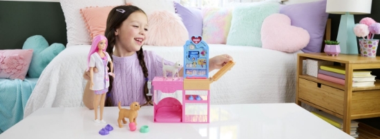 Imagine BARBIE YOU CAN BE ANYTHING SET CLINICA VETERINARA FAST CAST CU ACCESORII