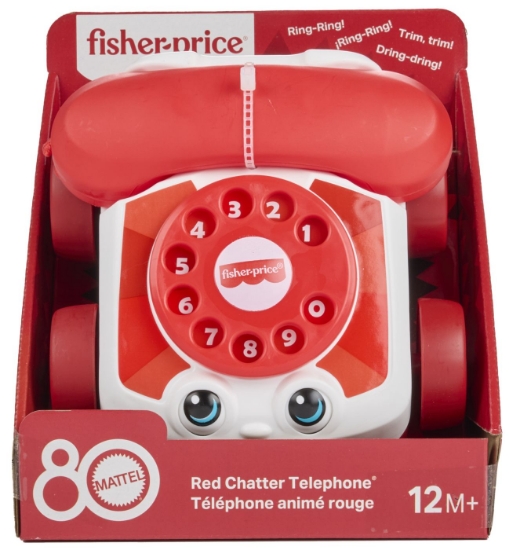 Imagine Fisher Price telefon interactiv rosu