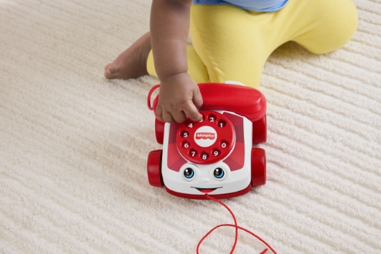 Imagine Fisher Price telefon interactiv rosu