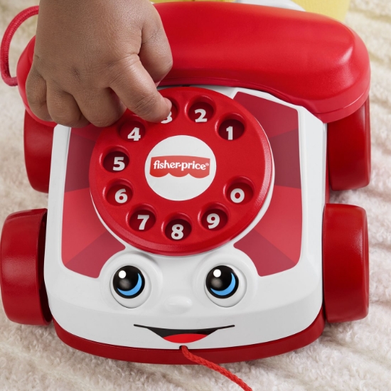 Imagine Fisher Price telefon interactiv rosu
