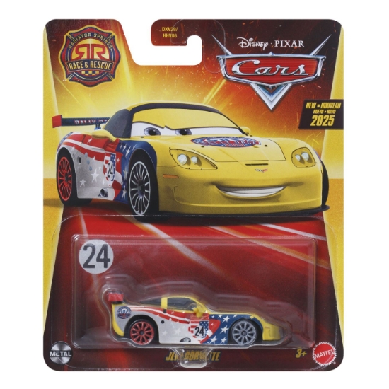 Imagine MASINUTA METALICA CARS3 PERSONAJUL JEFF GORVETE