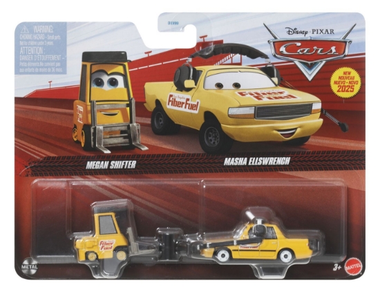 Imagine CARS3 SET 2 MASINUTE METALICE MEGAN SHIFTER SI MASHA ELLSWRENCH