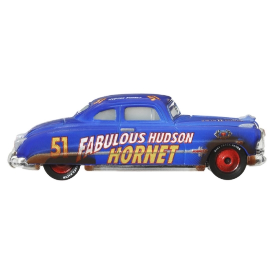 Imagine CARS3 SET 2 MASINUTE METALICE FABULOUS HUDSON HORNET SI CLOVIS RIDER