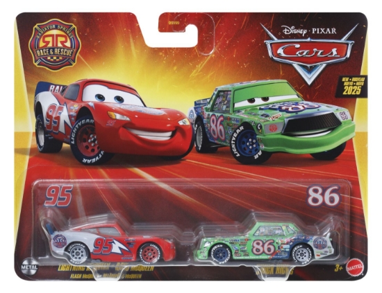 Imagine CARS3 SET 2 MASINUTE METALICE FULGER MCQUEEN SI CHICK HICKS