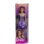 Imagine PAPUSA BARBIE FASHIONISTA BRUNETA CU ROCHIE MOV SI COLIER
