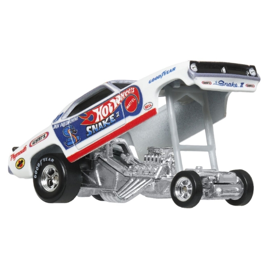 Imagine HOT WHEELS PREMIUM SET 2 MASINUTE METALICE PLYMOUTH CUDA FC 72 SI ROBN PINKS SCARA 1 LA 64