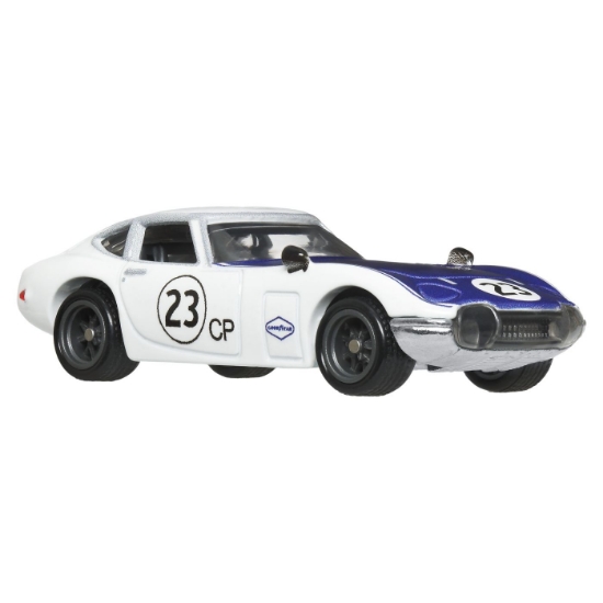 Imagine HOT WHEELS PREMIUM SET 2 MASINUTE METALICE TOYOTA 2000GT SI TOYOTA SUPRA SCARA 1 LA 64