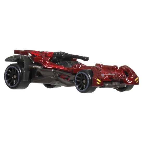 Imagine HOT WHEELS MASINA METALICA TEMATICA BATMAN JUSTICE LEAGUE BATMOBILE SCARA 1 LA 64