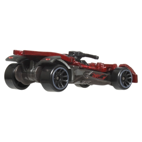 Imagine HOT WHEELS MASINA METALICA TEMATICA BATMAN JUSTICE LEAGUE BATMOBILE SCARA 1 LA 64