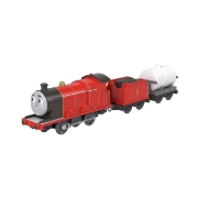 Imagine THOMAS LOCOMOTIVA MOTORIZATA CLASIC JAMES CU 2 VAGOANE