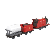 Imagine THOMAS LOCOMOTIVA MOTORIZATA CLASIC JAMES CU 2 VAGOANE