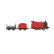 Imagine THOMAS LOCOMOTIVA MOTORIZATA CLASIC JAMES CU 2 VAGOANE