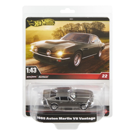 Imagine HOT WHEELS PREMIUM REAL RIDERS MASINUTA METALICA ASTON MARTIN V8 VANTAGE 1985 SCARA 1 LA 43