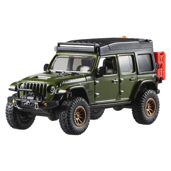 Imagine HOT WHEELS PREMIUM REAL RIDERS MASINUTA METALICA JEEP WRANGLER 392 RUBICON SCARA 1 LA 43