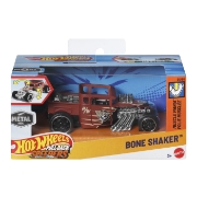 Imagine HOT WHEELS MASINUTA METALICA CU SISTEM PULL BACK BONE SHAKER MUSCLE MANIA SCARA 1 LA 43 