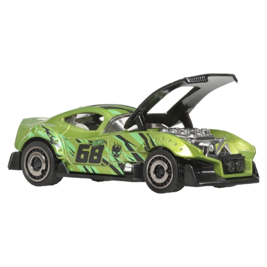 Imagine HOT WHEELS MASINUTA METALICA CU SISTEM PULL BACK MUSCLE AND BLOWN MUSCLE MANIA SCARA 1 LA 43 