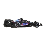 Imagine HOT WHEELS PREMIUM REAL RIDERS FORMULA 1 2024 MASINUTA METALICA BWT ALPINE F1 TEAM A524 NUMARUL 31 SCARA 1 LA 64