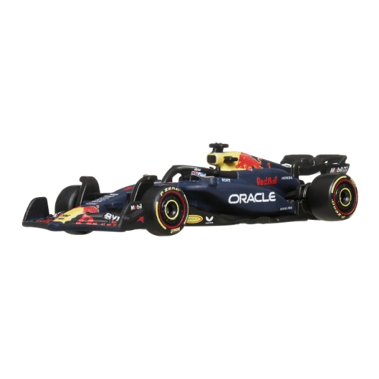 Imagine HOT WHEELS PREMIUM REAL RIDERS FORMULA 1 2024 ORACLE RED BULL RACING RB20 NUMARUL 1 SCARA 1 LA 64