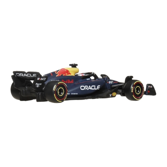 Imagine HOT WHEELS PREMIUM REAL RIDERS FORMULA 1 2024 ORACLE RED BULL RACING RB20 NUMARUL 1 SCARA 1 LA 64