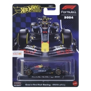 Imagine HOT WHEELS PREMIUM REAL RIDERS FORMULA 1 2024 MASINUTA METALICA ORACLE RED BULL RACING RB20 NUMARUL 11 SCARA 1 LA 64