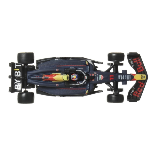 Imagine HOT WHEELS PREMIUM REAL RIDERS FORMULA 1 2024 MASINUTA METALICA ORACLE RED BULL RACING RB20 NUMARUL 11 SCARA 1 LA 64