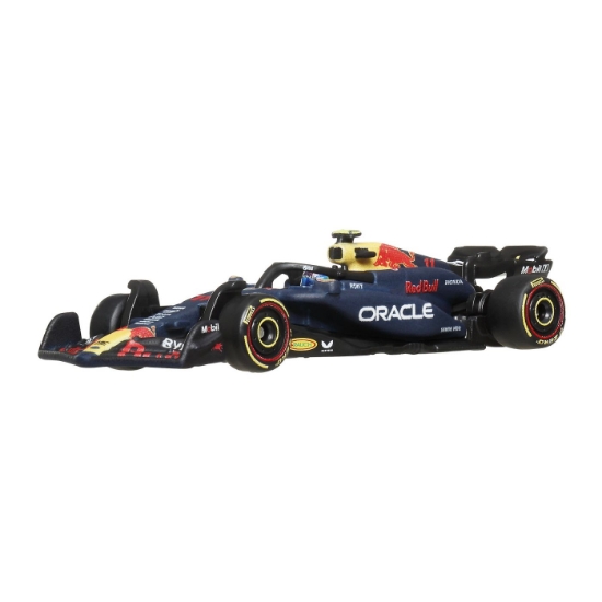 Imagine HOT WHEELS PREMIUM REAL RIDERS FORMULA 1 2024 MASINUTA METALICA ORACLE RED BULL RACING RB20 NUMARUL 11 SCARA 1 LA 64