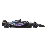 Imagine HOT WHEELS PREMIUM REAL RIDERS FORMULA 1 2024 MASINUTA METALICA BWT ALPINE F1 TEAM A524 NUMARUL 10 SCARA 1 LA 64