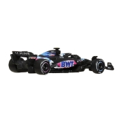 Imagine HOT WHEELS PREMIUM REAL RIDERS FORMULA 1 2024 MASINUTA METALICA BWT ALPINE F1 TEAM A524 NUMARUL 10 SCARA 1 LA 64