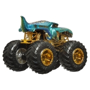 Imagine HOT WHEELS MONSTER TRUCK 50 BIGFOOT TROPHY CHAMPIONS MASINUTA MEGA WREX SCARA 1 LA 64