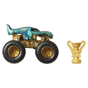 Imagine HOT WHEELS MONSTER TRUCK 50 BIGFOOT TROPHY CHAMPIONS MASINUTA MEGA WREX SCARA 1 LA 64