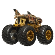Imagine HOT WHEELS MONSTER TRUCK 50 BIGFOOT TROPHY CHAMPIONS MASINUTA HW TIGER SHARK SCARA 1 LA 64