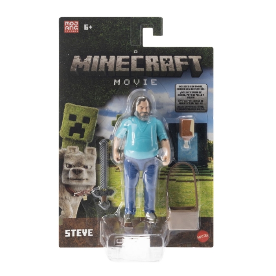 Imagine MINECRAFT SET FIGURINA STEVE CU ACCESORII